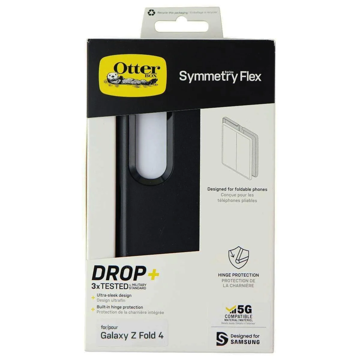OtterBox OtterBox Symmetry Flex Case for Samsung Galaxy Z Fold 4 Black — product photo