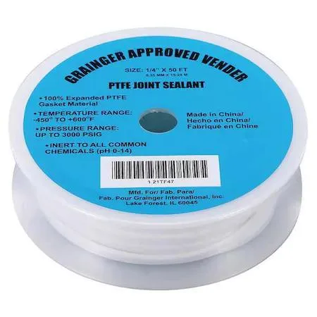 Value Brand Value Brand PTFE Joint Sealant 1/4 in x 50 ft White — product photo