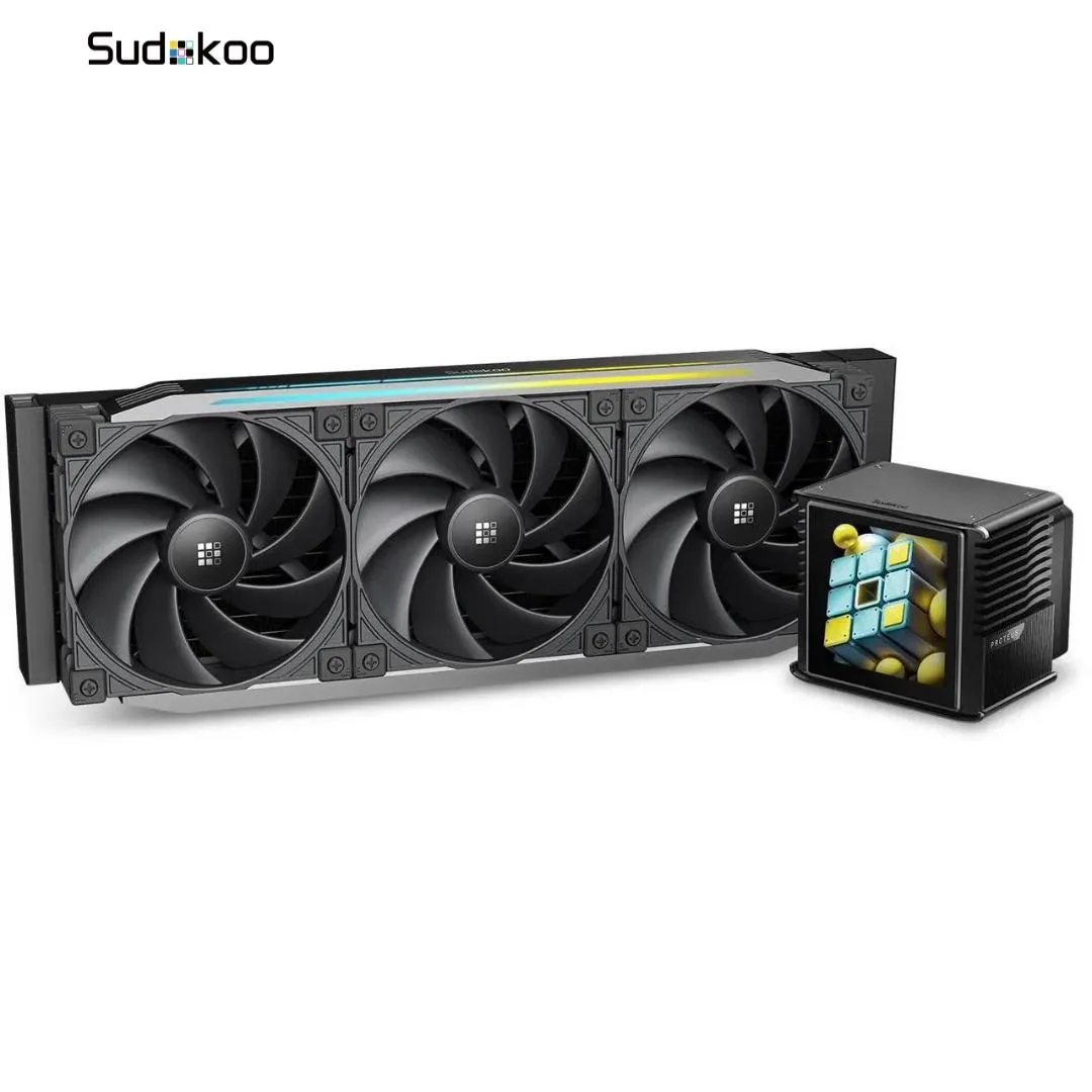 Sudokoo Sudokoo R-PTS360-BKDSMP-GAS-1 liquid cooler 360 3.4" LCD 320W — product photo