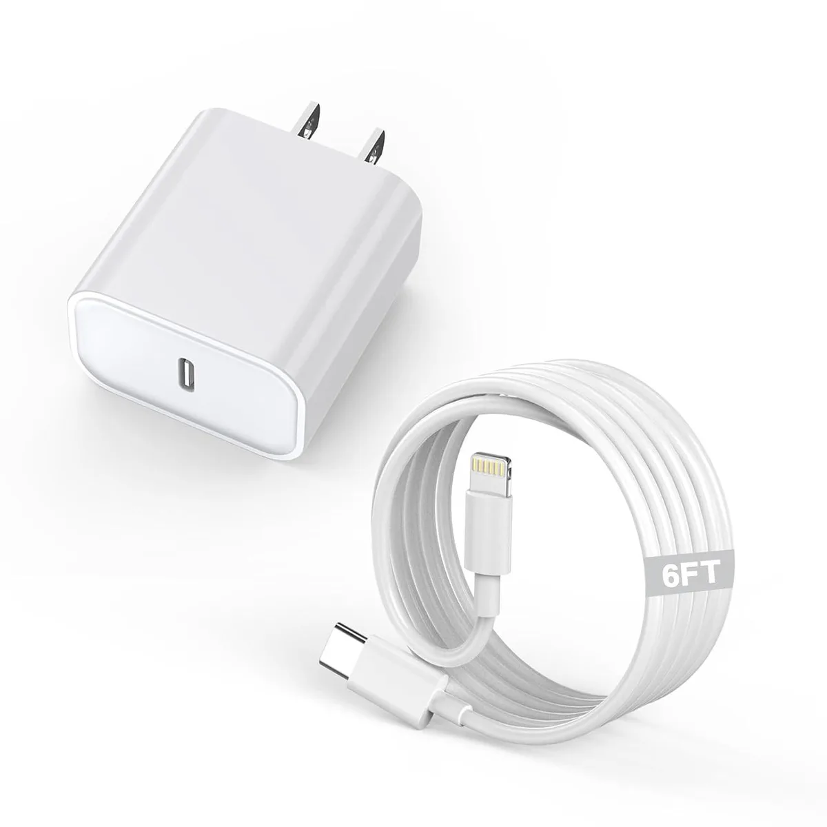 MCHOSE MCHOSE 20W USB-C Power Delivery Lightning Cable 6ft — product photo