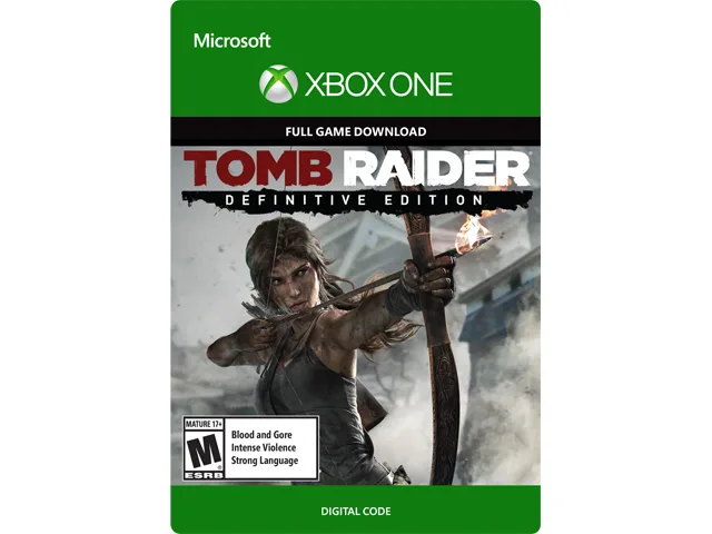 SQUARE ENIX USA SQUARE ENIX USA G3Q-00014 Tomb Raider: Definitive Edition XBOX One downloadable game — product photo