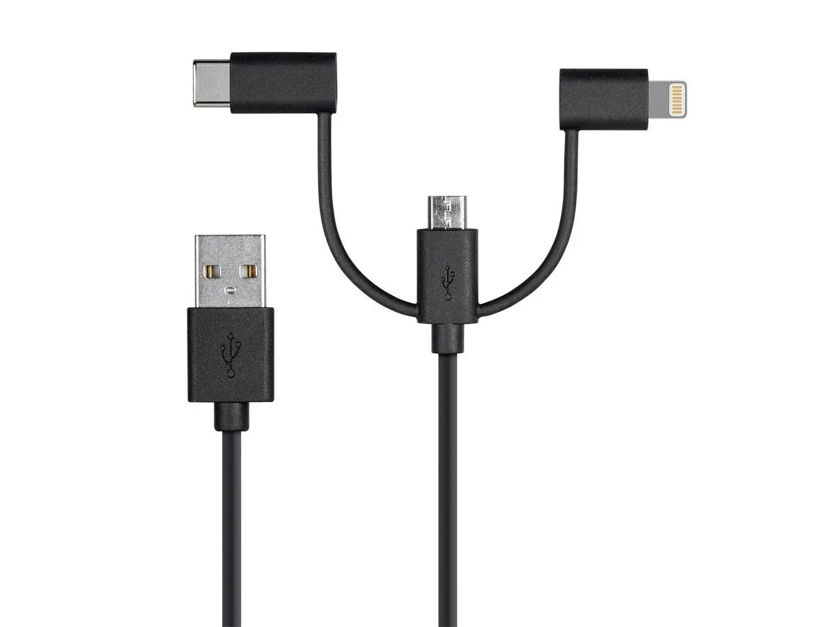 Monoprice Inc. Monoprice Inc. 118789 3-in-1 lightning cable — product photo