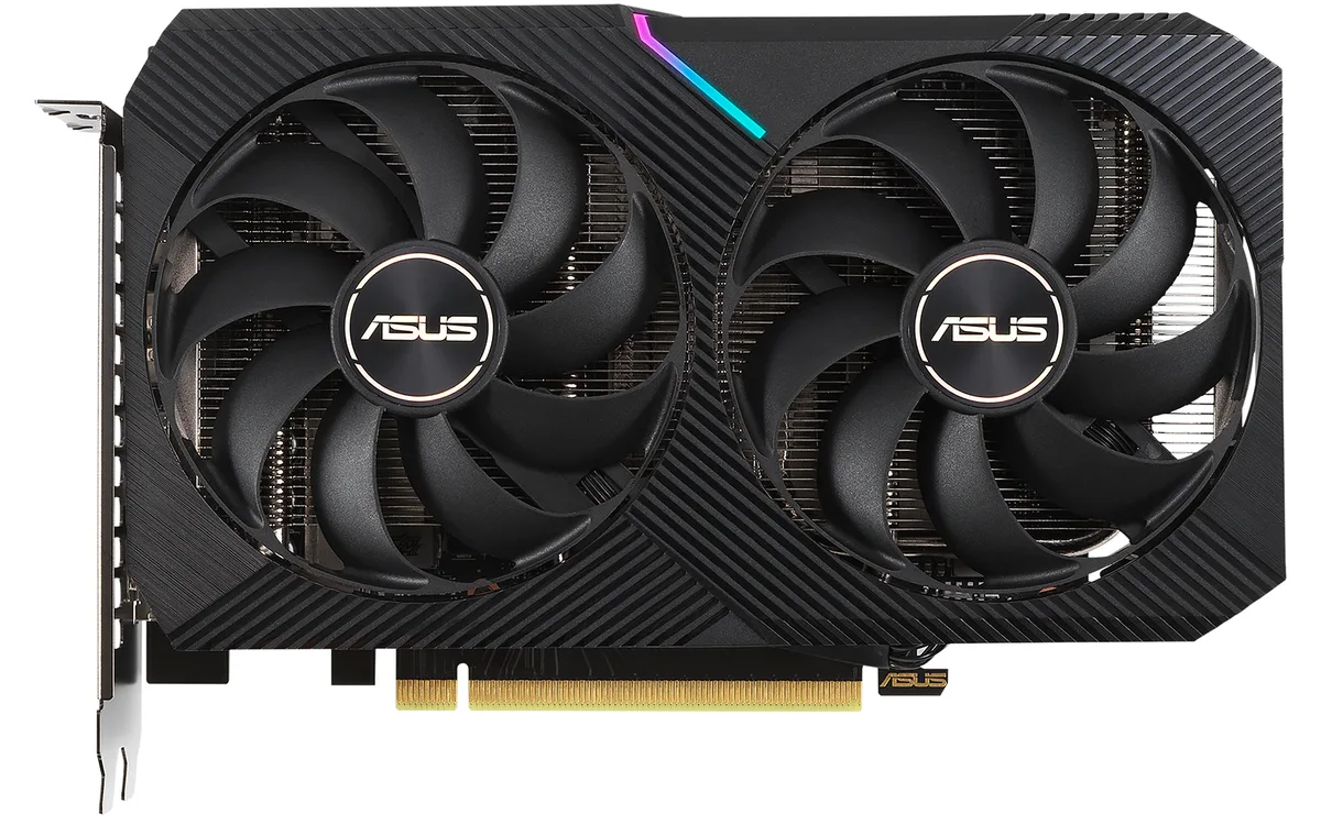 ASUS ASUS DUAL-RTX3060-O12G-V2 GeForce RTX 3060 12GB graphics card — product photo