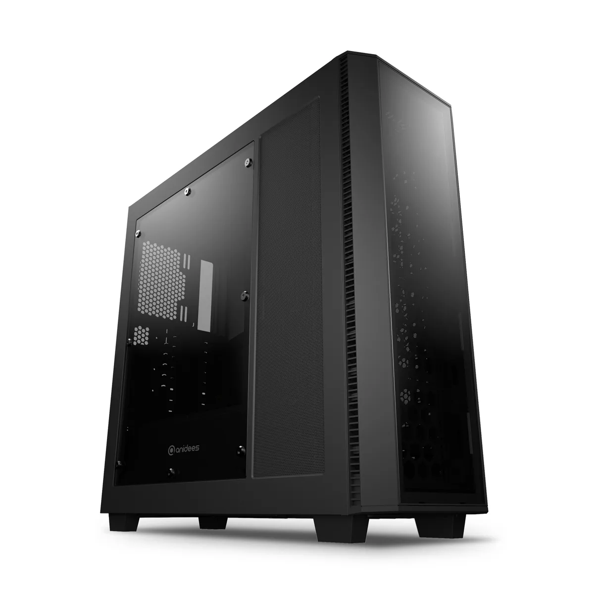anidees anidees AI Crystal XL PRO LITE Black PC case — product photo