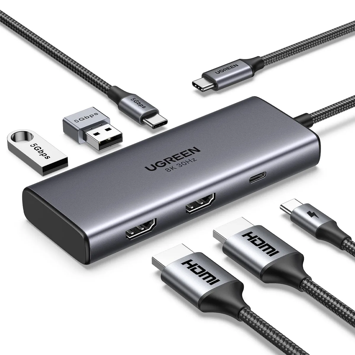Vszerda Vszerda Revodok 206 6-in-1 USB-C Docking Station — product photo