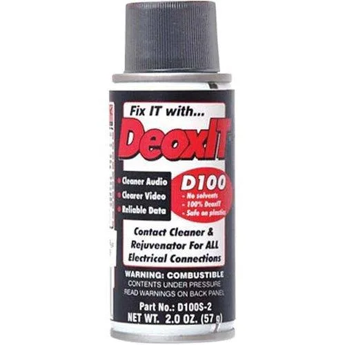 Hosa Technology Hosa Technology DeoxIT D100 Contact Cleaner 100% Spray 2 oz — product photo