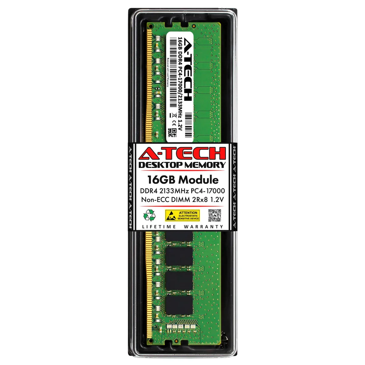 A-Tech A-Tech 16GB DDR4 2133MHz CL15 1.20V Desktop RAM — product photo