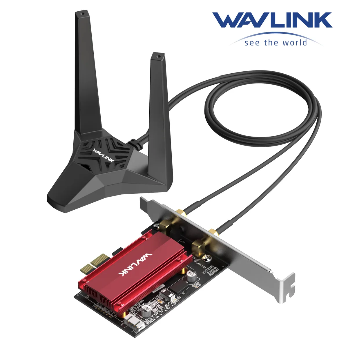 Wavlink Wavlink WN675X2 AX3000 Wi-Fi 6 PCIe adapter with Bluetooth 5.2 — product photo