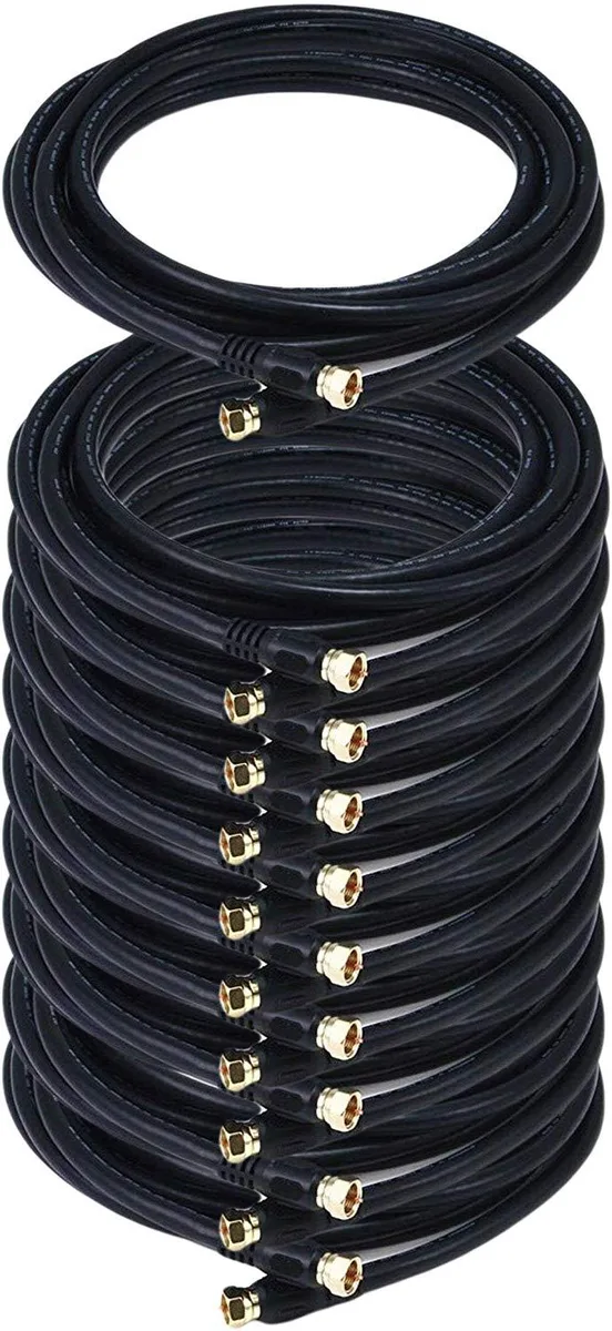 iMBAPrice iMBAPrice RG6 Coaxial Cable 10-Pack 12 ft 75 Ohms — product photo