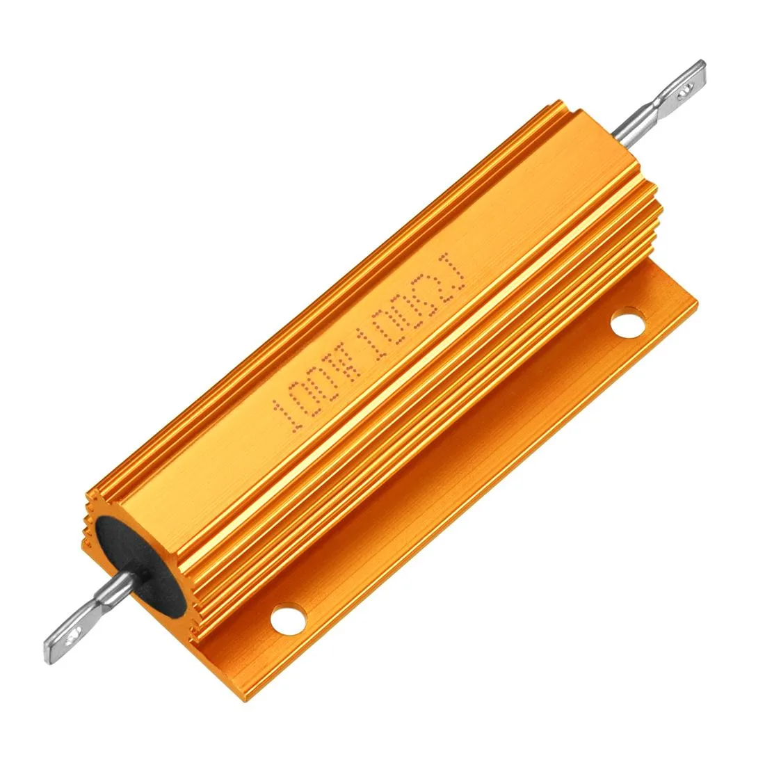 Unique-Bargains Unique-Bargains Aluminum Case Resistor 100W 100 Ohm 59mm Gold — product photo