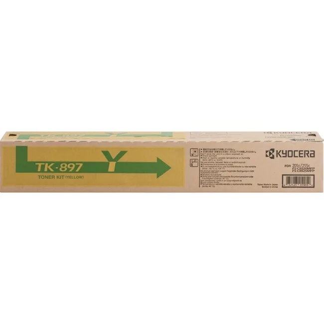 Kyocera Kyocera TK897Y Yellow Toner Cartridge 6000 Pages — product photo