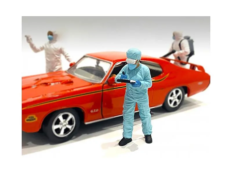 American Diorama American Diorama Hazmat Crew Figurine IV 1/18 Scale 76270 — product photo