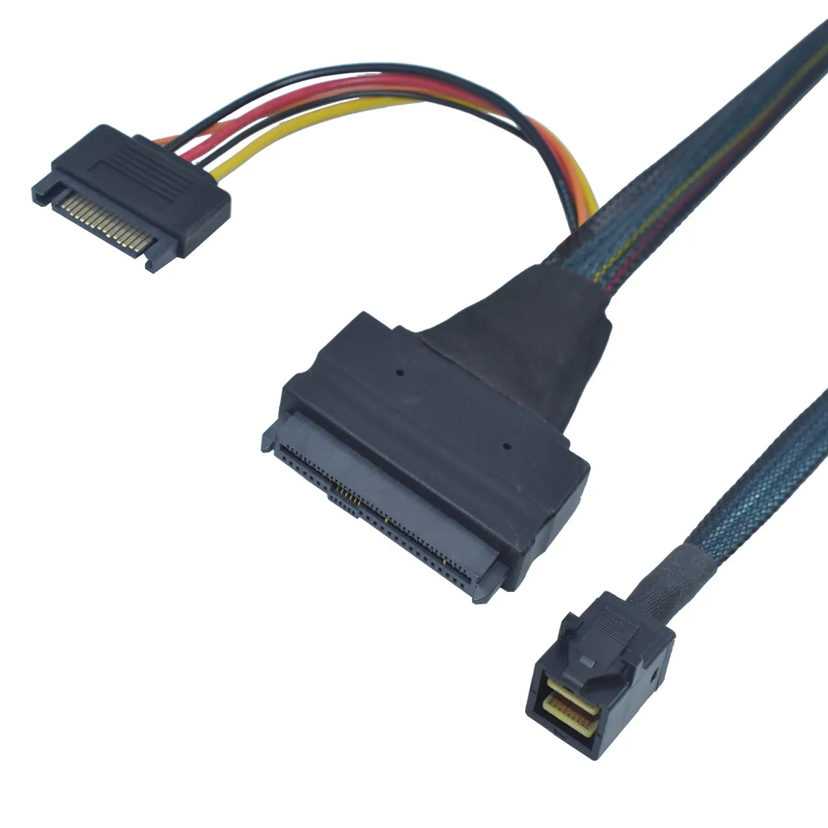 Vszerda Vszerda LLS-CB-1HA1UT-01 Mini SAS HD SFF-8643 to U.2 SFF-8639 NVMe Cable 1.6ft — product photo