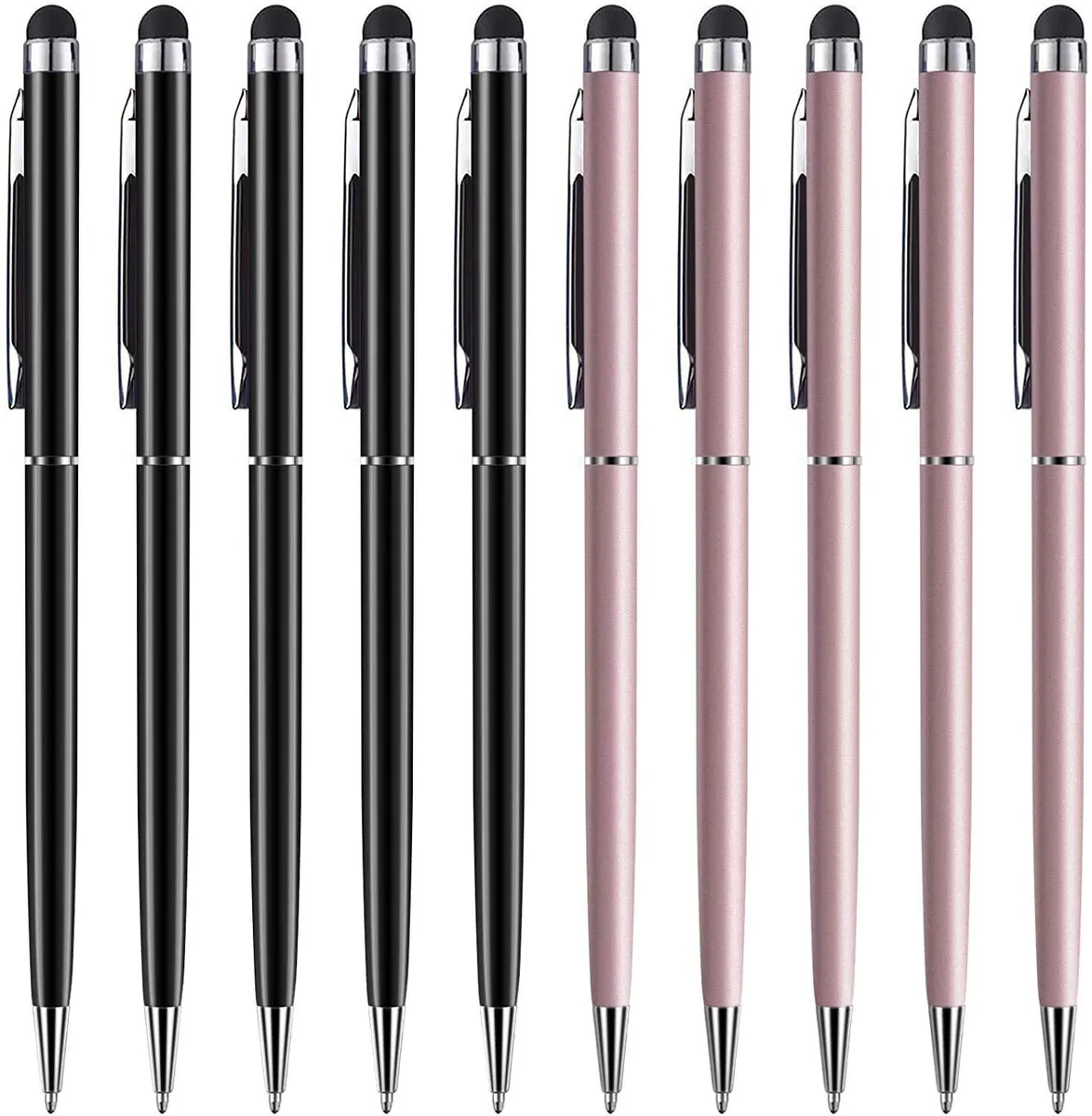  anngrowy 2-in-1 Stylus &amp; Ballpoint Pen rosegold .7mm 1mm — product photo