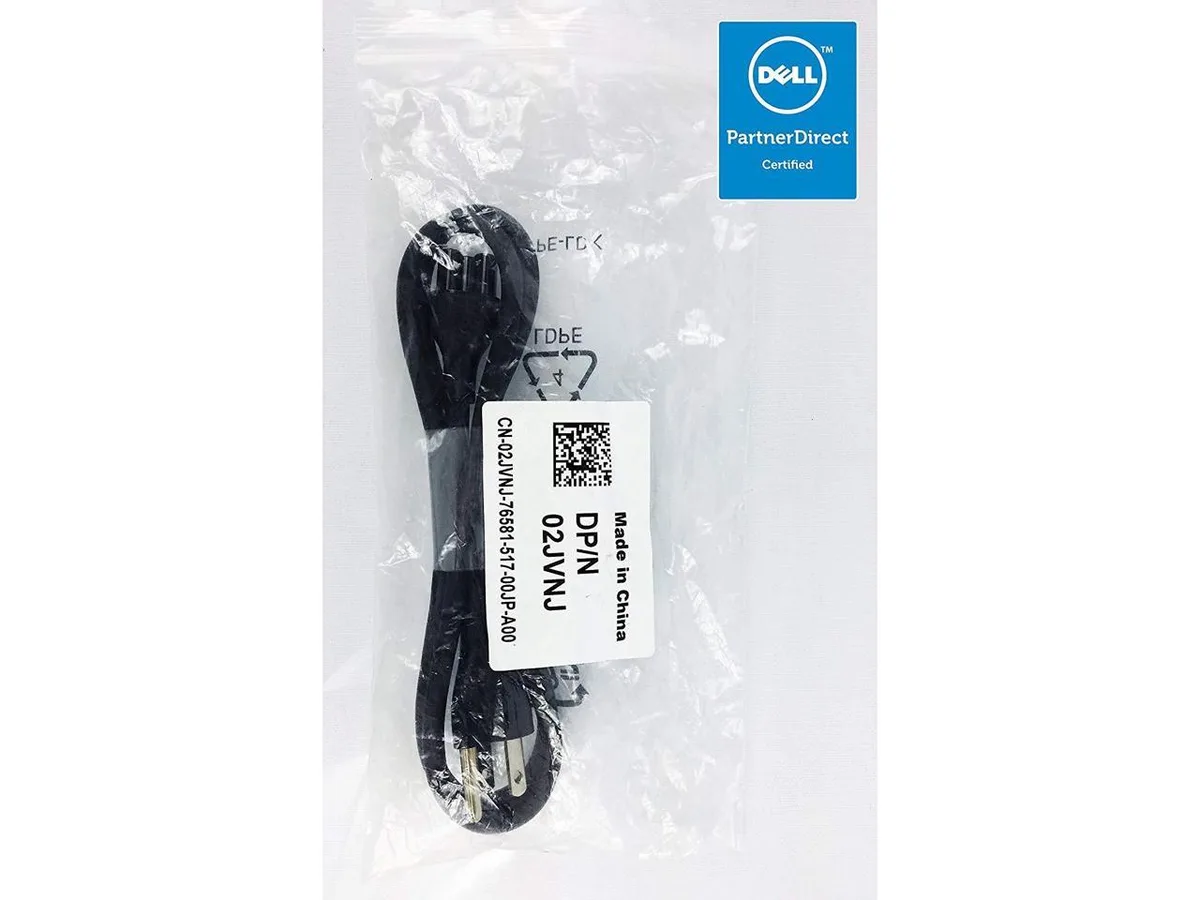 DELL DELL 02JVNJ 3-prong AC power cord for laptop — product photo