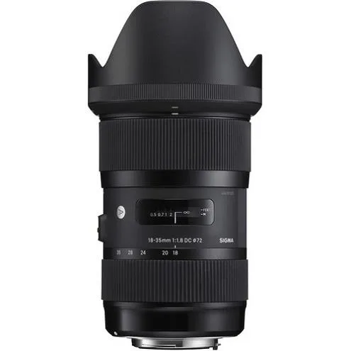 SIGMA Sigma 210306 18-35mm f/1.8 Art DC HSM camera lens for Nikon — product photo