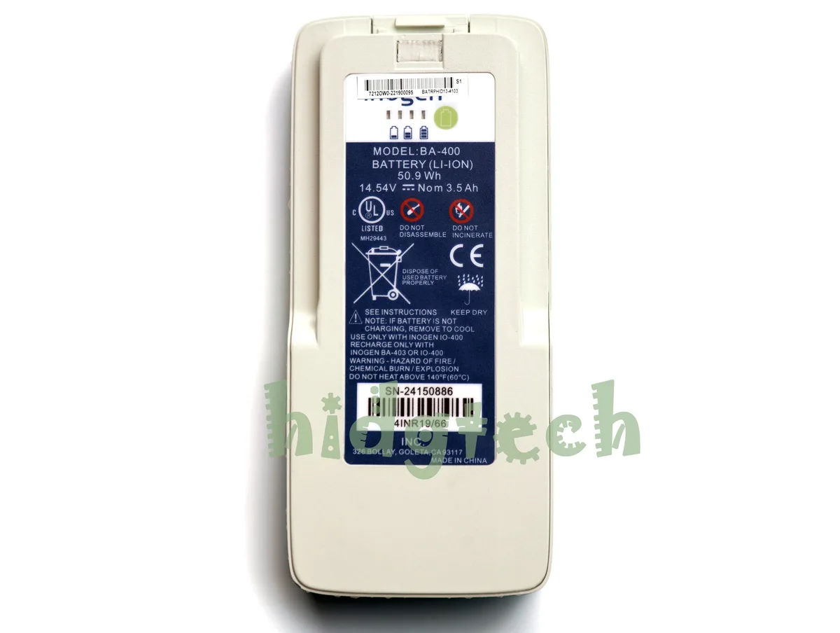 Beisite Beisite BA-400 1400-2010-4 14.54V 3.5Ah 50.9Wh battery — product photo
