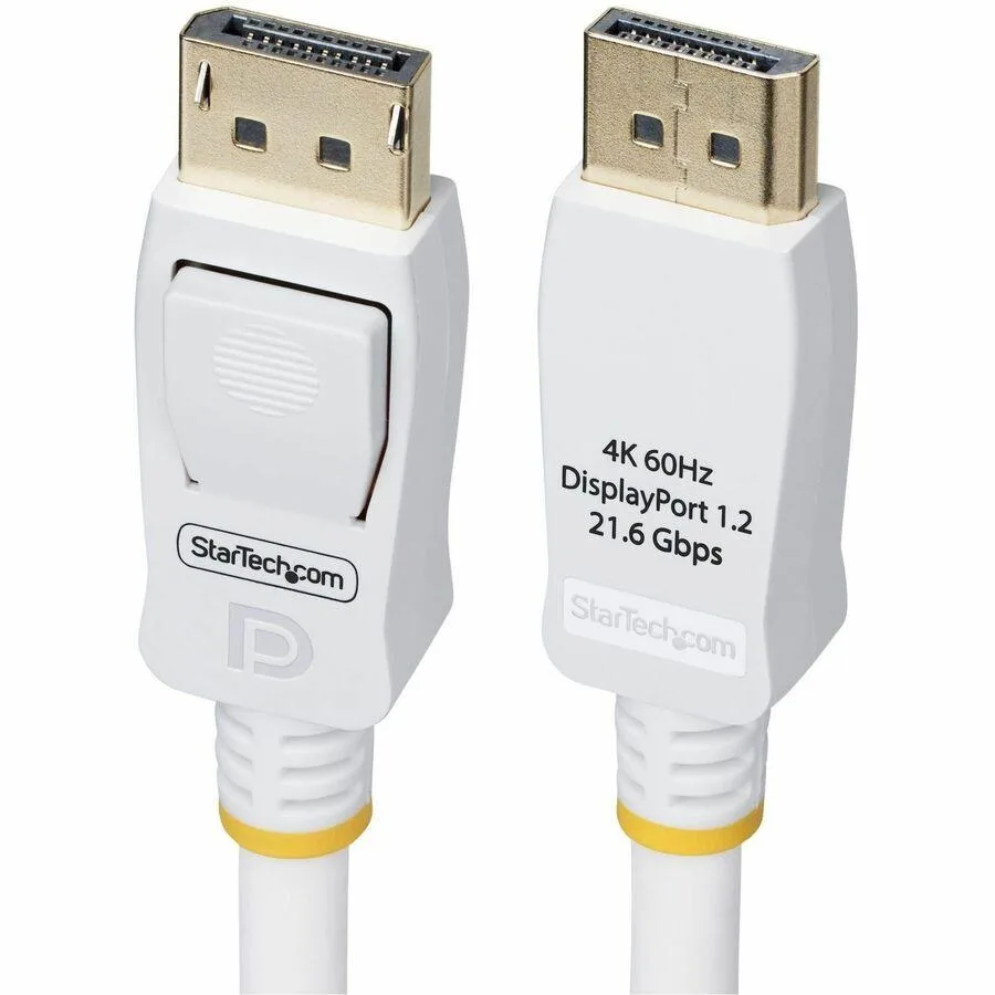 STARTECH STARTECH 10ft DisplayPort Cable White 4K 60Hz 21.6Gbps — product photo