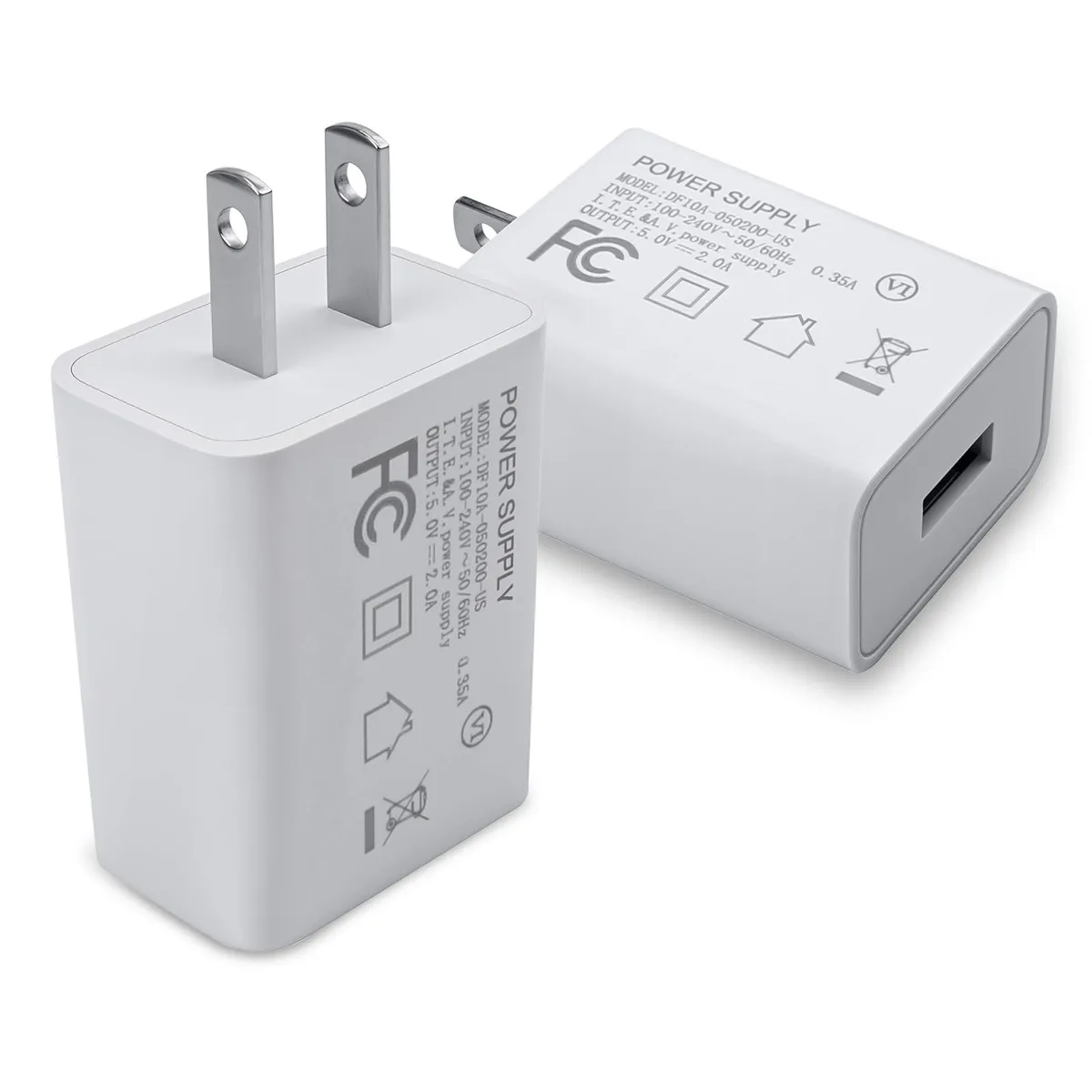 No Sew No Sew 5V 2A USB Wall Charger 2Pack — product photo