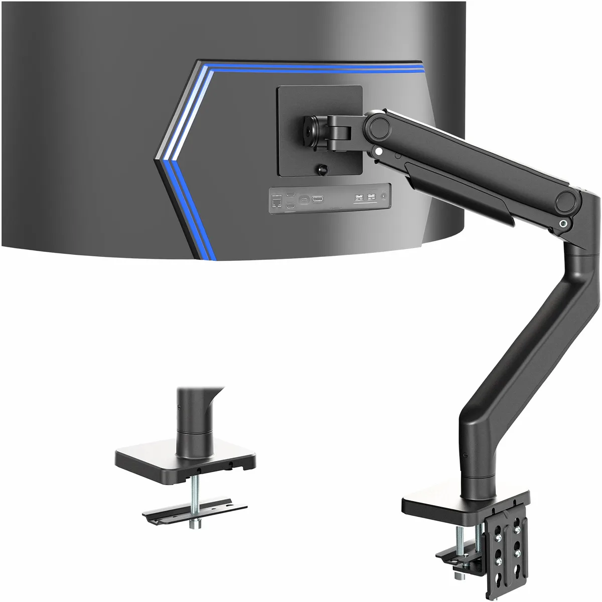 VIVO VIVO Pneumatic Arm Monitor Mount Black 49" 44 lbs STAND-V101V — product photo