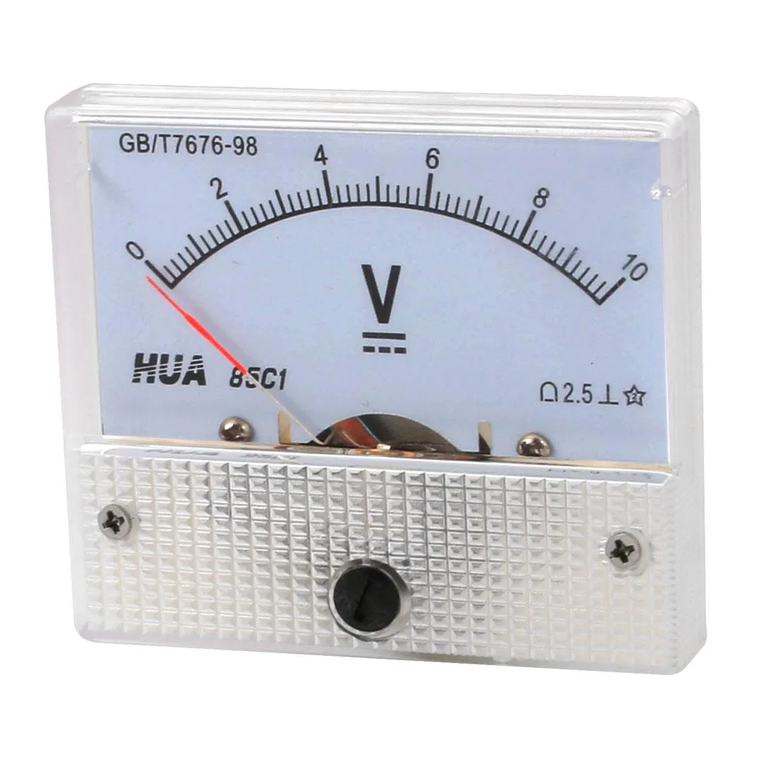 Unique-Bargains Unique-Bargains 85C1-V DC 0-10V Analog Voltmeter 64x56mm measurement tool — product photo