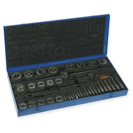 Cleveland 45-piece tap and die set in metal case