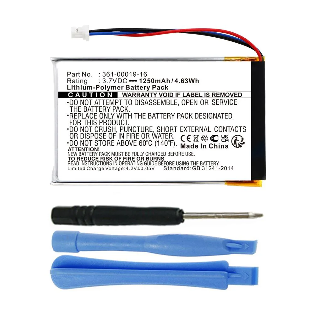 MPF Products MPF Products 361-00019-16 1250mAh GPS Battery — product photo