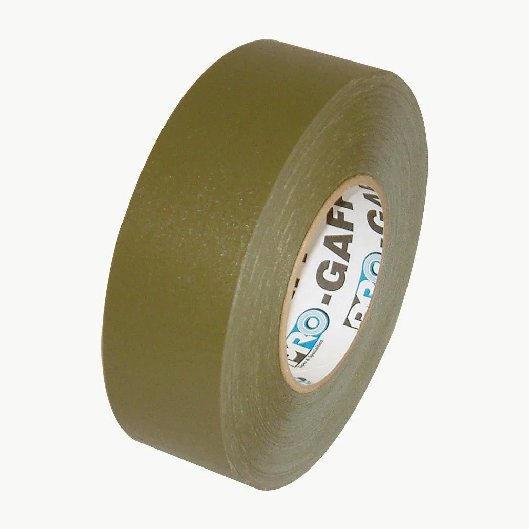 Roll of olive-drab matte cloth gaffer tape 48mm wide 55 yards long