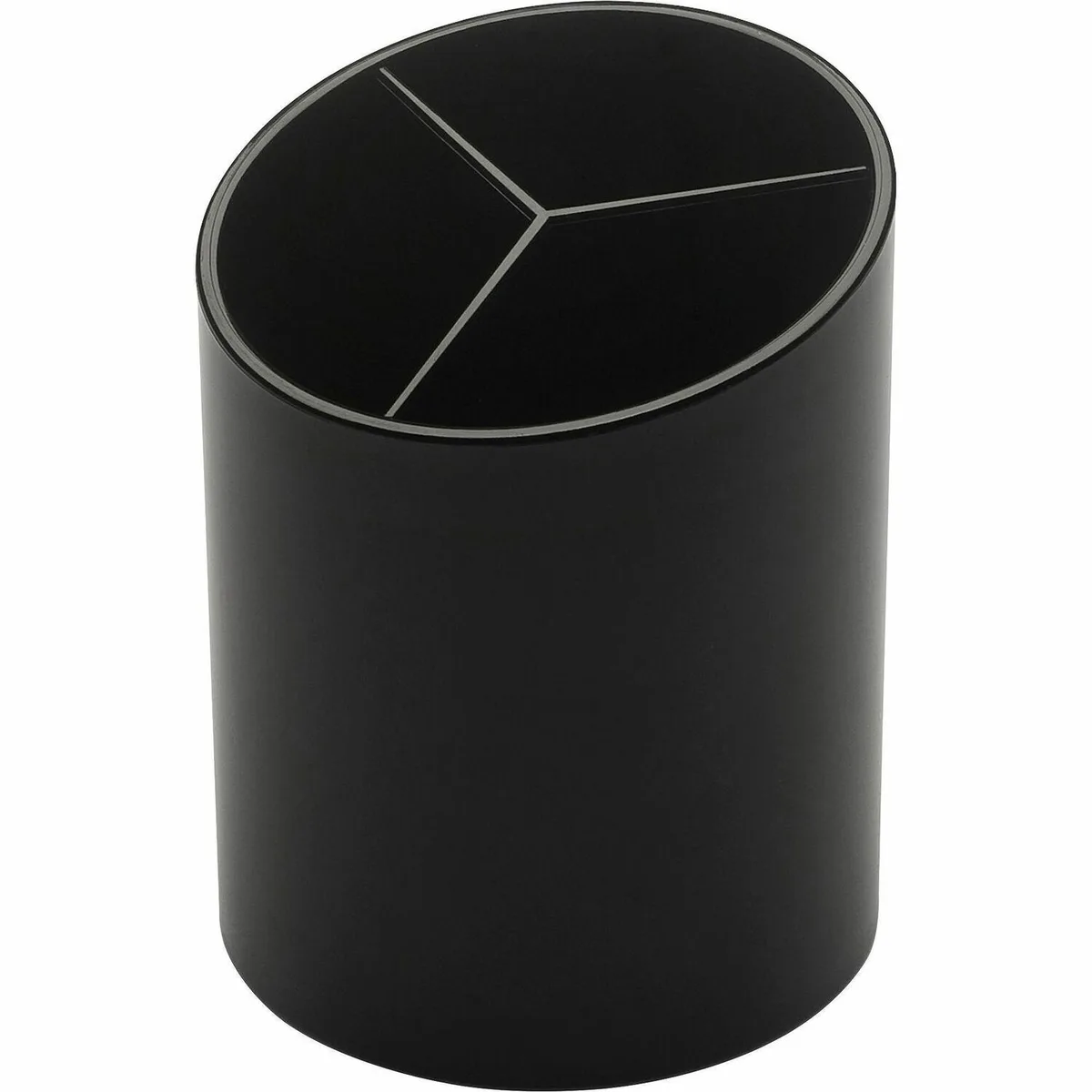 Business Source Business Source 32355 3-compartment pencil cup — product photo