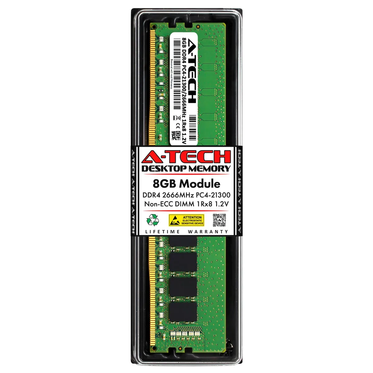 A-Tech A-Tech 8GB DDR4 2666MHz CL19 1.2V Desktop RAM — product photo