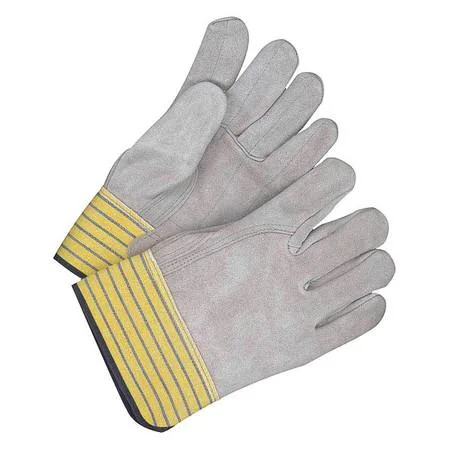 BDG BDG 30-1-599 Leather Gloves Cowhide Safety Cuff Straight Thumb Full Finger — product photo
