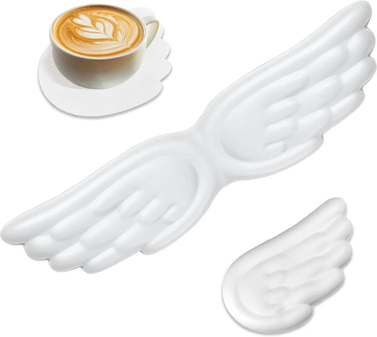 Emerson Emerson Angel Wing Wrist Rest Set White — product photo