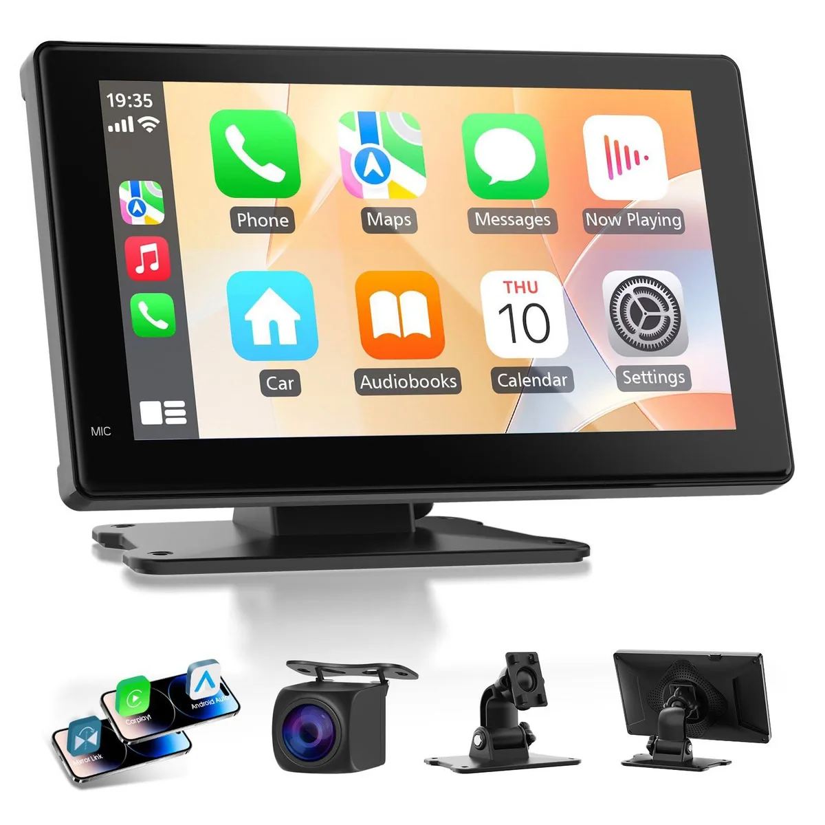  Audiovox 7" Car HD Radio — product photo