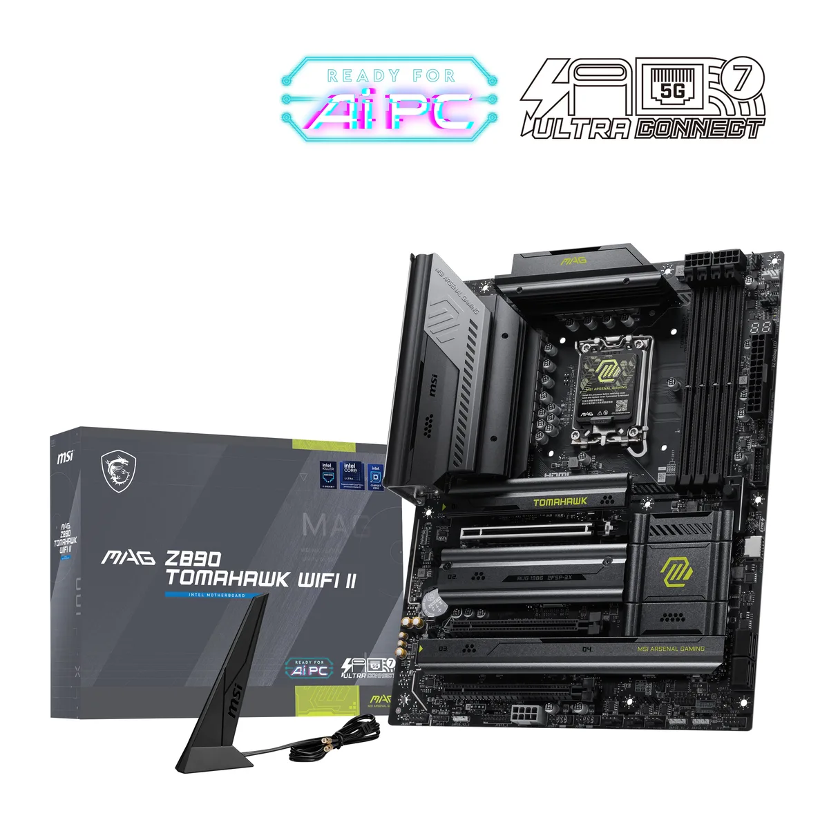 MSI MSI Z890 TOMAHAWK WIFI II Intel motherboard — product photo