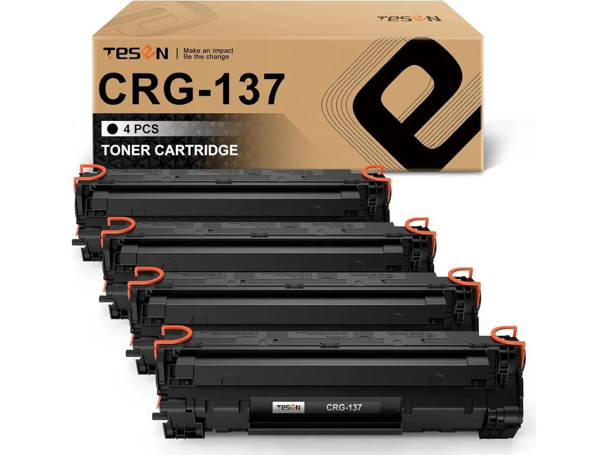 V4ink V4ink TESEN CRG-137 Black Toner Cartridge 4 Pack — product photo
