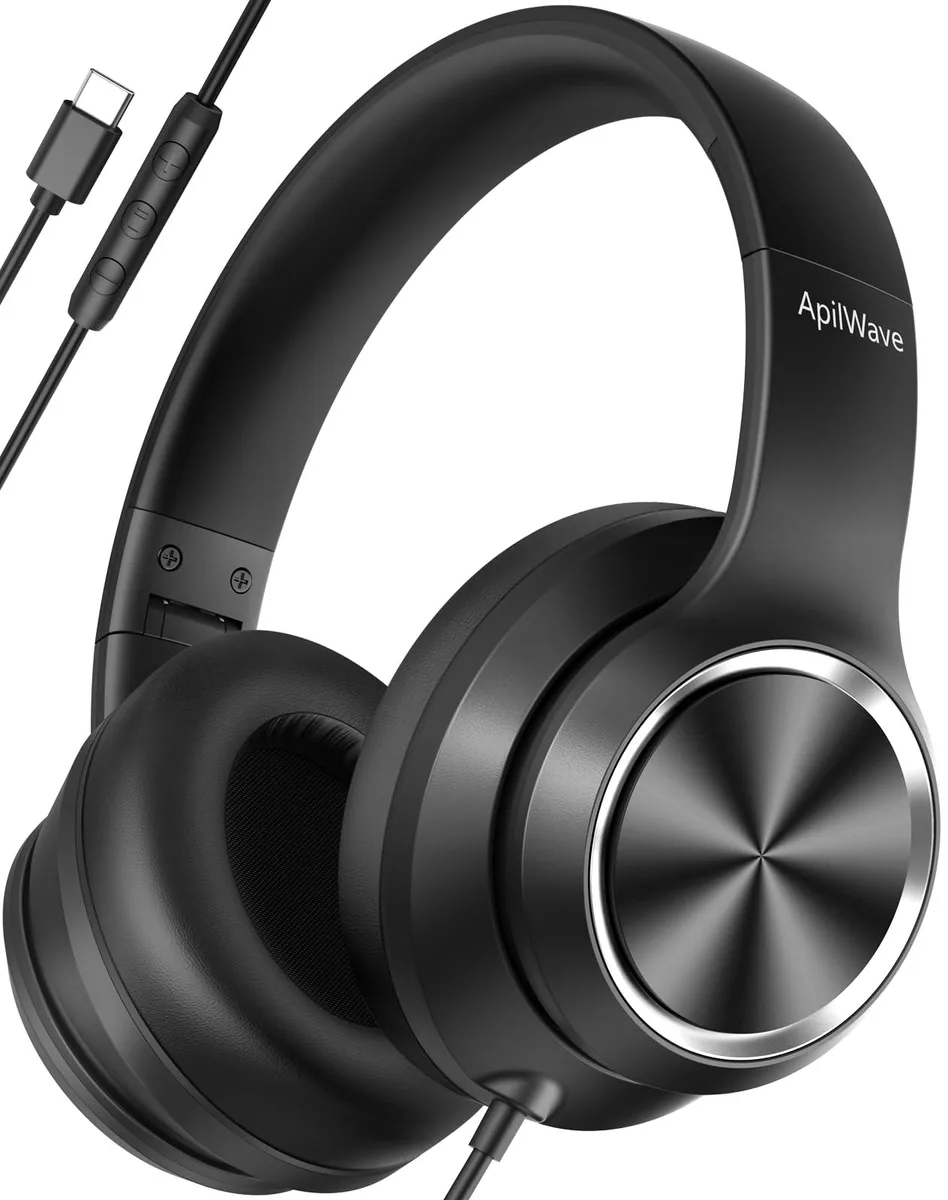  ApilWave BH103AS Active Noise Cancelling USB-C Over-Ear Headphones — product photo