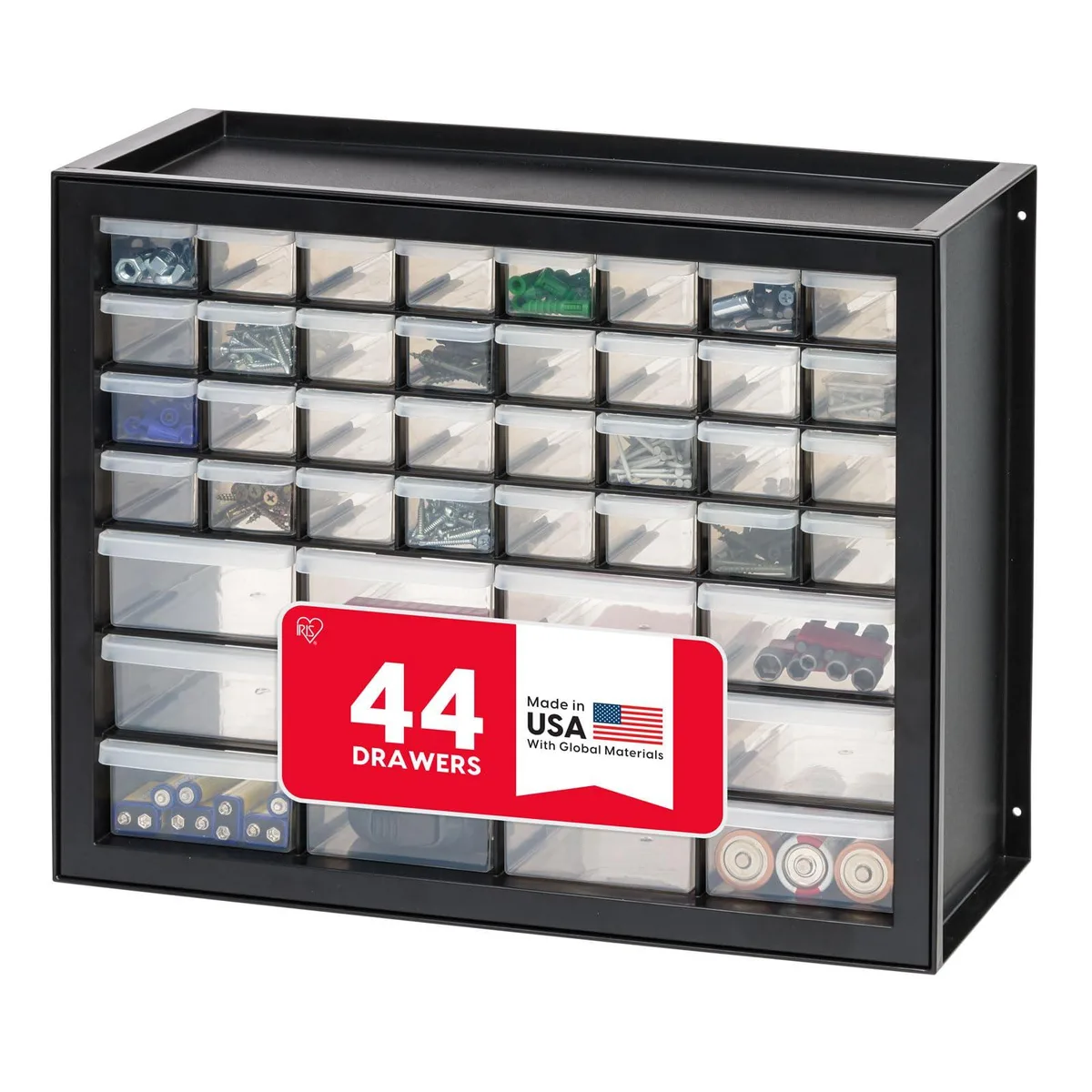  Samsill 44-Drawer Small Parts Organizer Black 19.5" W x 15.5" H — product photo