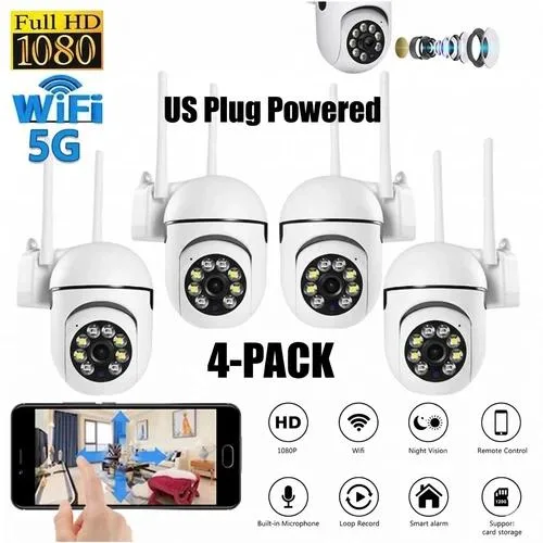  Outdoor Security Camera (1080P Dual-Band) 4-Pack — product photo