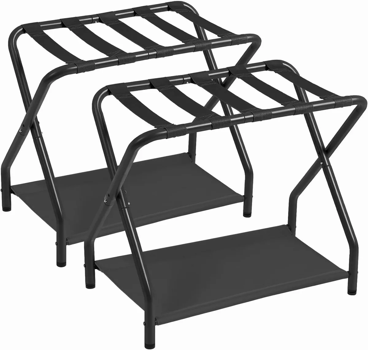 MCHOSE MCHOSE HLR02BK luggage rack set of 2 black — product photo