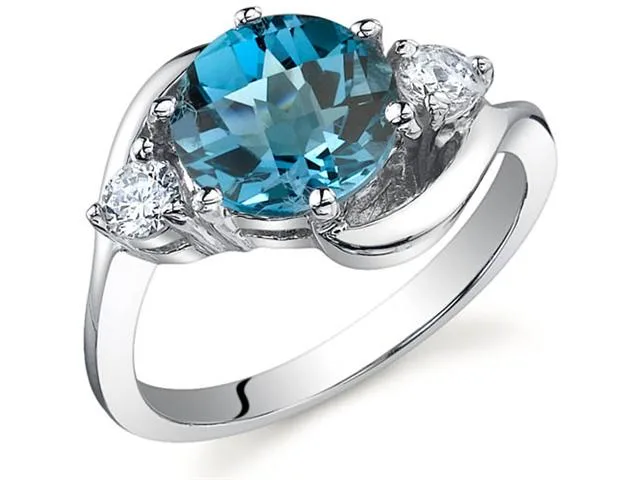 Oravo Oravo 2.25ct London Blue Topaz Sterling Silver Ring Size 6 — product photo