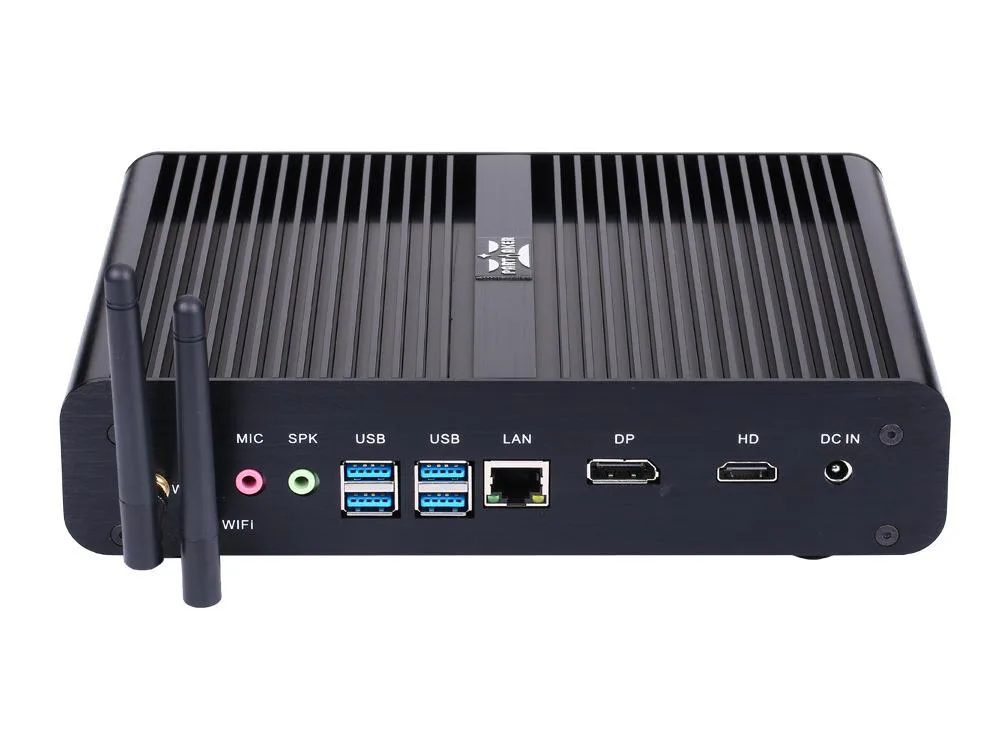 Inctel Inctel Fanless Mini PC i7-1165G7 32GB DDR4 1TB SSD Windows 10 Pro Black — product photo