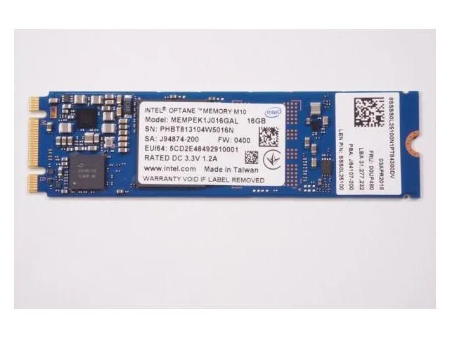 Lenovo Lenovo 16 GB NVMe internal hard drive 00UP480 — product photo