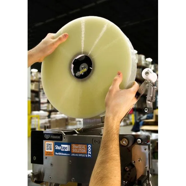 SHURTAPE TECHNOLOGIES, INC. SHURTAPE TECHNOLOGIES, INC. Carton Sealing Tape 1.8 mil Tan PK6 mailing supply — product photo
