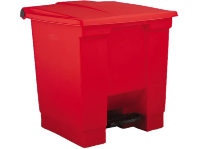 Rubbermaid Commercial Rubbermaid Commercial RCP 6143 RED 8.00 gal. step-on waste container — foto do produto
