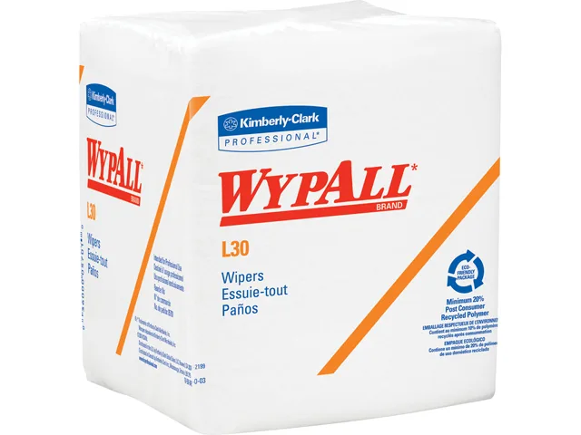WypAll WypAll 5812 L30 Cleaning Towels White 12 Packs 90 Sheets 1080 Count 12.5x12 in — product photo