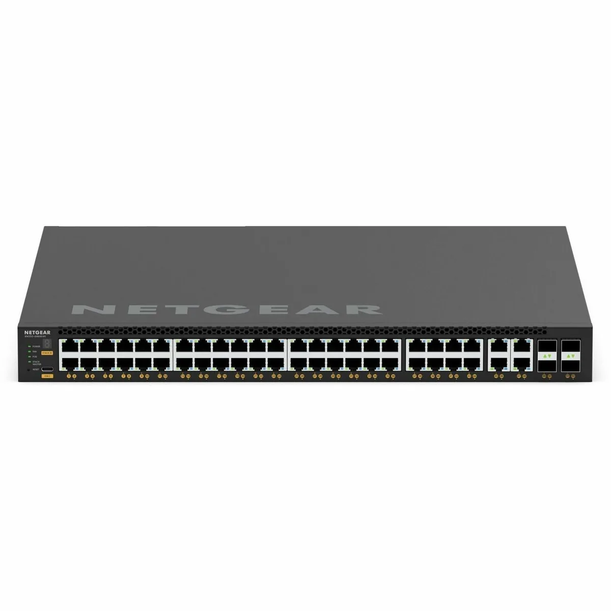 Netgear Inc. Netgear Inc. MSM4352-TAANES 44x2.5G 4x10G PoE++ 4xSFP28 25G managed network switch — product photo