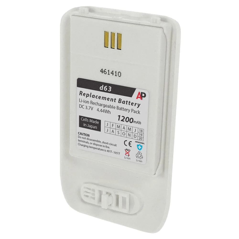 ArtisanPower ArtisanPower Replacement Battery for Ascom d63 Phones 1200 mAh White — product photo