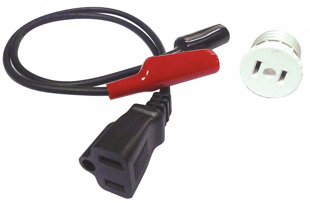 Westward Westward 23V747 Alligator Plug/Lighting Adapter measurement tool — product photo