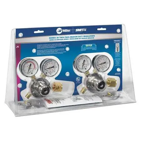 Miller-Smith Equipment Miller-Smith Equipment HTP5 Gas Regulator Single Stage CGA-540 Oxygen/CGA-300 Acetylene — product photo