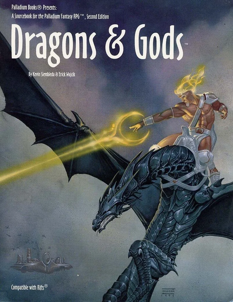 Palladium Books Palladium Books Dragons & Gods Palladium Fantasy RPG Sourcebook 2nd Edition game — product photo